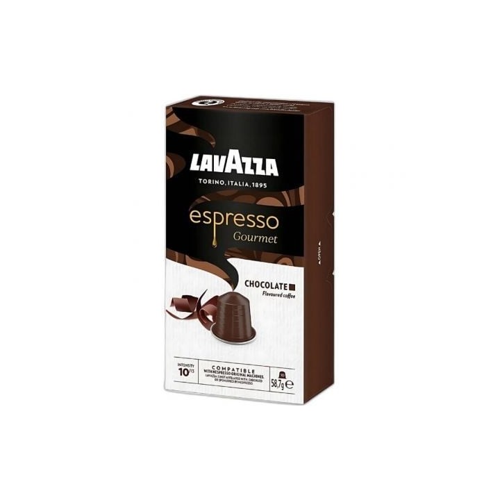 Cápsula Lavazza Espresso Gourmet Chocolate Arábica Brasil Robusta Nespresso Sabor Intenso