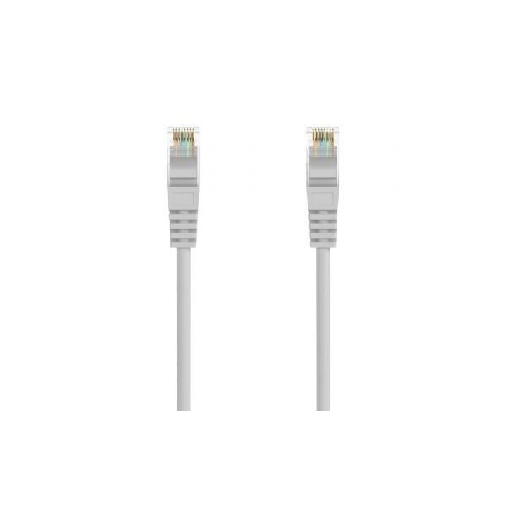 Cable de red AISENS A145-0553 RJ45 Cat.6A 30cm AWG24 LSZH Gris 100% cobre