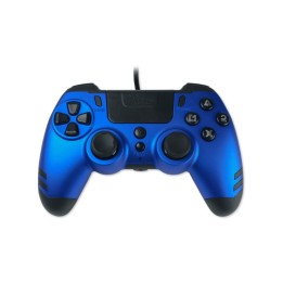 Gamepad Steelplay Blue Edition PS4/PC LED RGB Cable 3m Botones Programables Ergonomía Avanzada