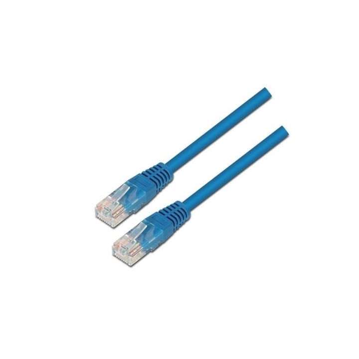 Cable de red AISENS A135-0243 Cat6 2m UTP AWG24 Azul 100% cobre