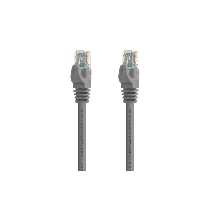 Cable de red AISENS A145-0329 RJ45 Cat6A 5m Gris 100% cobre LSZH AWG24