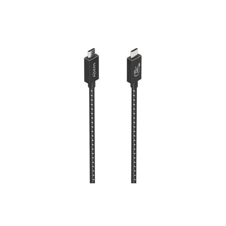 Cable USB AISENS A156-0867 USB4 Gen3x2 40Gbps 240W 8K 1m Gris E-Marker