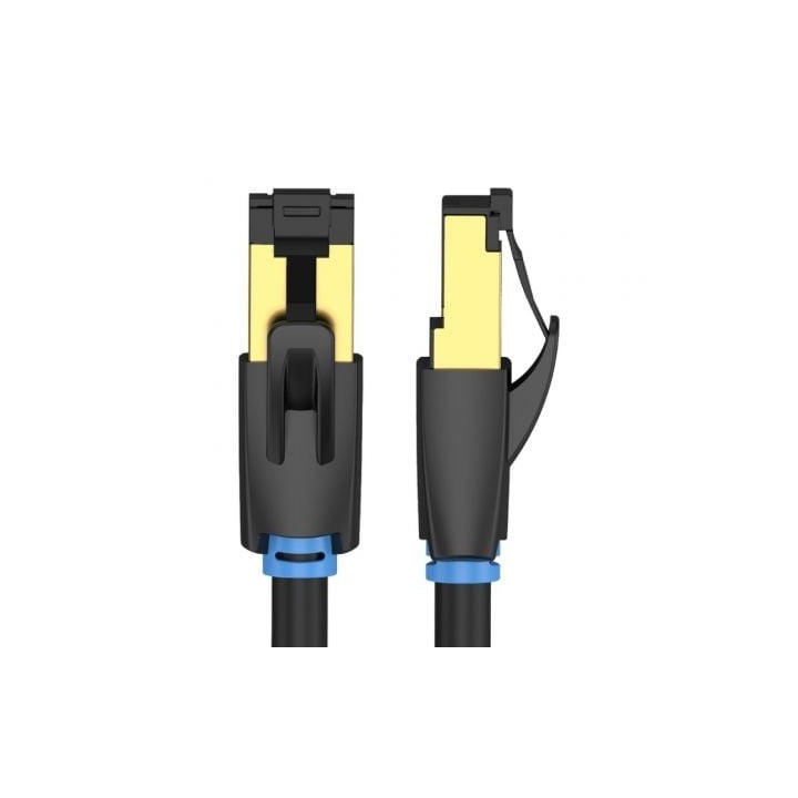 Cable de Red Vention IKABJ Cat.8 5m 40Gbps S/FTP RJ45 Negro