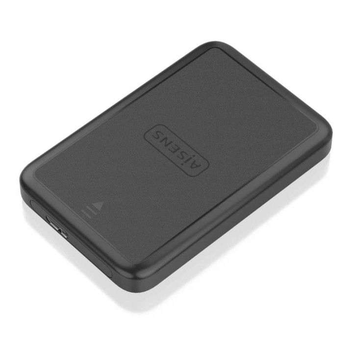 Caja externa 2.5″ SATA AISENS ASE-2519B Aluminio Negro USB 3.0 sin herramientas LED