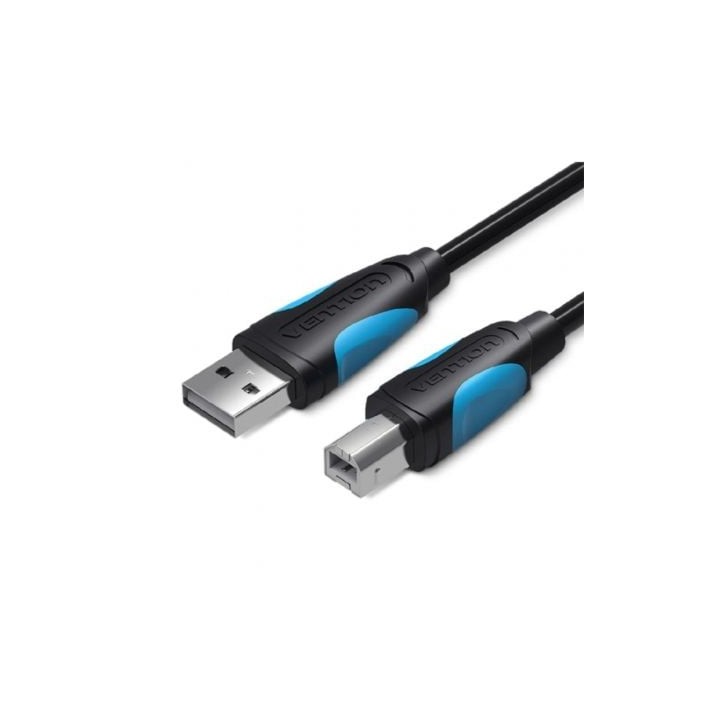 Cable USB 2.0 Impresora Vention VAS-A16-B150 1.5m 480Mbps Negro