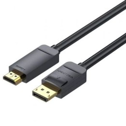 Cable adaptador VENTION HAGBI DisplayPort Macho a HDMI 4K 3m Negro