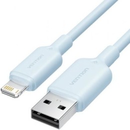 Cable Vention LAMSF USB 2.0 Lightning 1m Azul 480Mbps 2.4A Macho-Macho