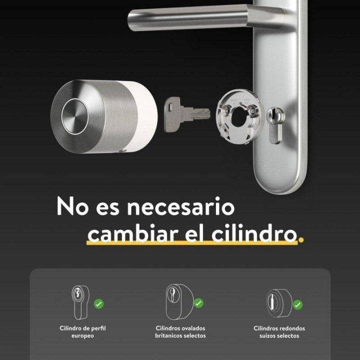 Cerradura Electrónica Nuki Smart Lock Pro WiFi Bluetooth Matter Motor Sin Escobillas