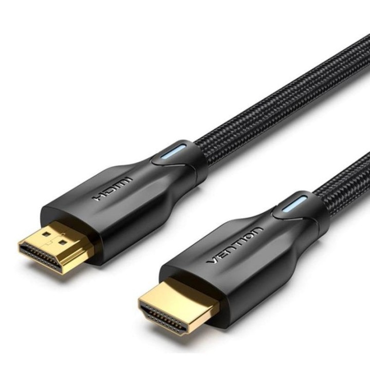 Cable HDMI Vention AAUBF 2.1 8K 1m negro chapado en oro 48Gbps