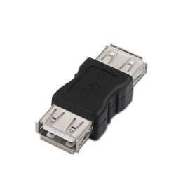 Adaptador USB Aisens A103-0037 USB 2.0 Hembra a Hembra Negro RoHS
