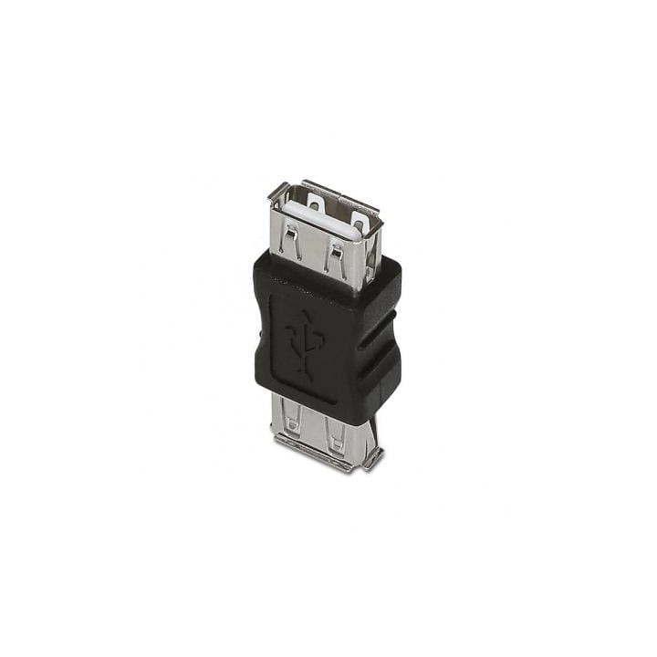 Adaptador USB Aisens A103-0037 USB 2.0 Hembra a Hembra Negro RoHS