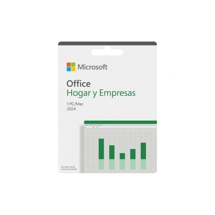 Microsoft Office Hogar y Empresas 2024 - 1 Dispositivo Versión Física Licencia Perpetua