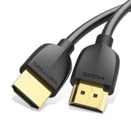 Cable HDMI Vention AAIBG 2.0 4K 1.5m Negro ultrafino HDR 18Gbps TMDS Gold