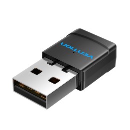 Tarjeta de Red Vention KDSB0 USB WLAN 433Mbps Inalámbrico Negro