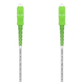 Cable fibra óptica AISENS A152-0498 SC/APC-SC/APC 10m G657A2 monomodo blanco LSZH