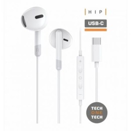 Auriculares TECH ONE TECH con cable USB-C y micrófono estéreo multifunción