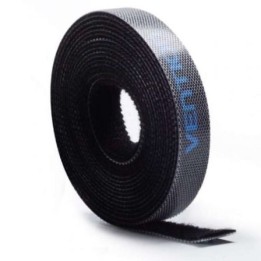 Brida organizadora Vention KAABJ 5m Nylon negro 11mm Antiadherente reutilizable