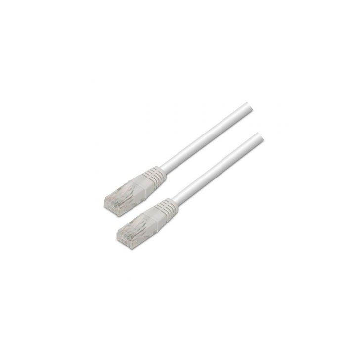 Cable de red AISENS A133-0198 Cat5e 2m UTP RJ45 Blanco alta velocidad