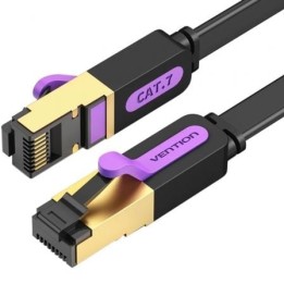Cable de red Vention ICABG Cat.7 1.5m STP RJ45 10Gbps Negro
