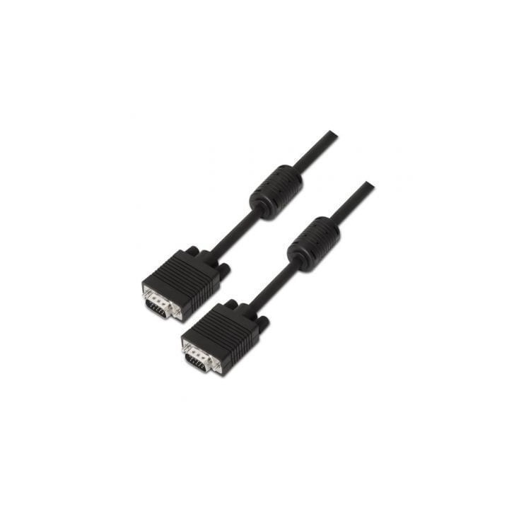 Cable SVGA AISENS A113-0071 1.8m Negro Resolución 2048x1536 Ferrita Doble Apantallado