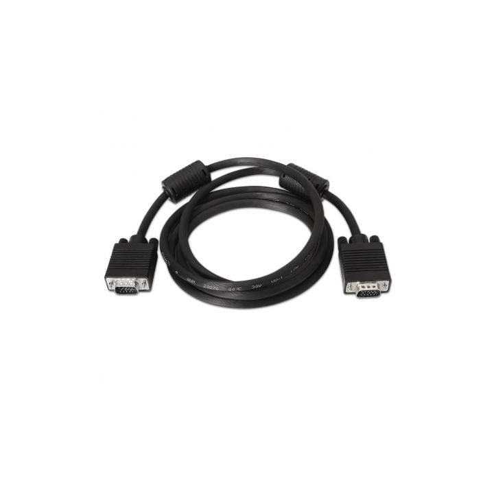 Cable SVGA AISENS A113-0071 1.8m Negro Resolución 2048x1536 Ferrita Doble Apantallado