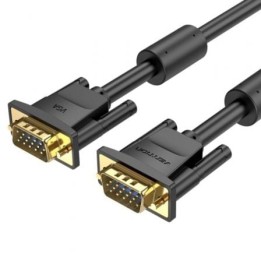 Cable VGA Vention DAEBI 3m Macho-Macho chapado en oro resolución 1080P negro