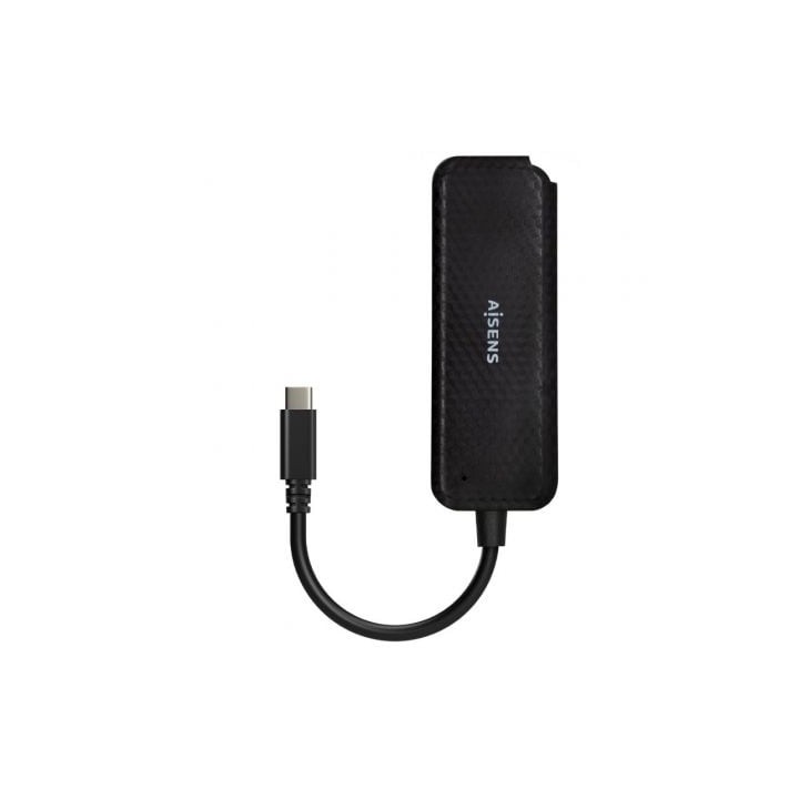 Hub AISENS 4 puertos 5Gbps modelo A109-0715 ultradelgado protección sobrecorriente