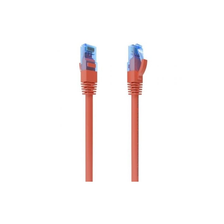Cable de red AISENS A135-0786 RJ45 Cat.6 UTP AWG26 CCA 30cm Rojo