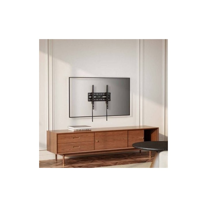 Soporte de pared AISENS WT75T-311 para TV 32-75″ inclinable hasta 75kg VESA 400x400 nivel burbuja negro