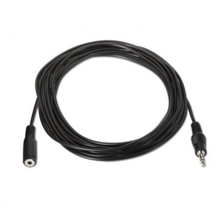 Cable AISENS A128-0146 Jack 3.5 Macho-Hembra 3m Negro