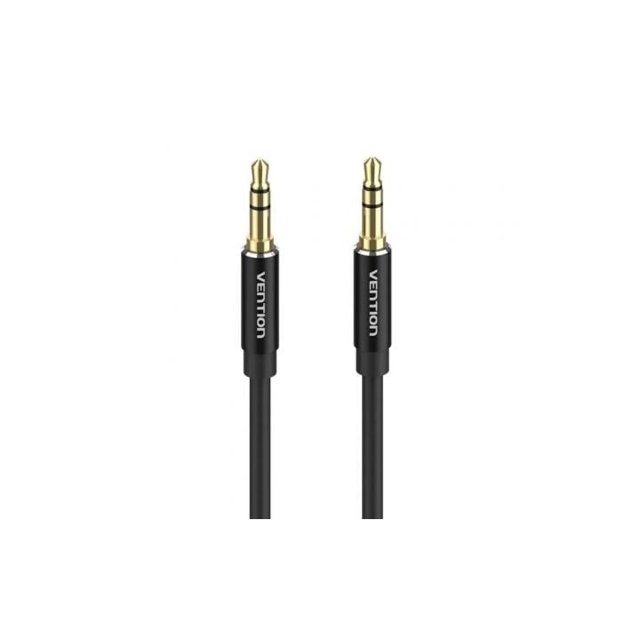 Cable estéreo Vention BAXBI Jack 3.5 macho-macho 3m chapado en oro negro