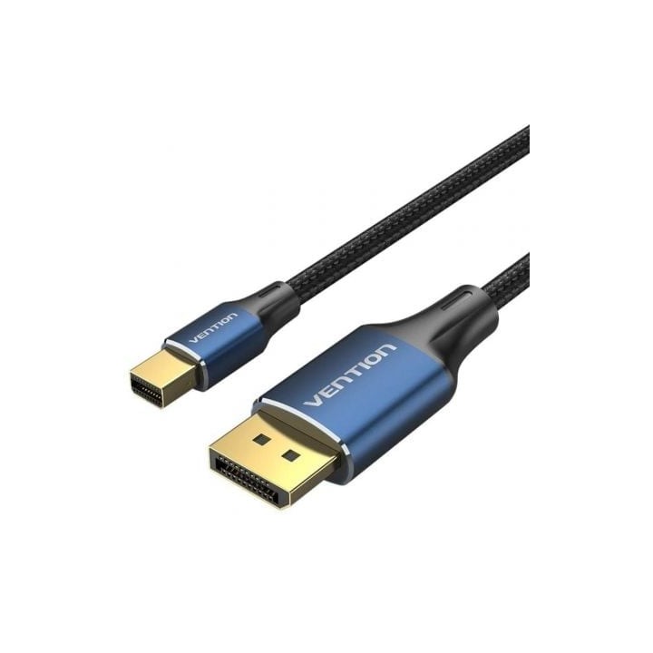 Cable DisplayPort 8K Vention HCFLH 2m DisplayPort Macho a Mini DisplayPort Macho Oro