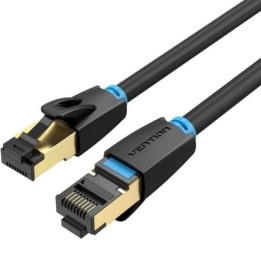 Cable de Red Vention IKABL Cat.8 RJ45 SFTP 10m 40Gbps 2000MHz Negro
