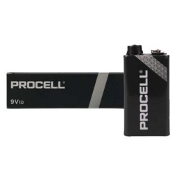 Pila Duracell PROCELL ID1604IPX10 9V Alcalina Pack de 10 Zn/MnO2 673mAh