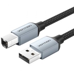 Cable USB Vention CTTHF 1.5m USB 2.0 A Macho a B Macho 480Mbps Gris