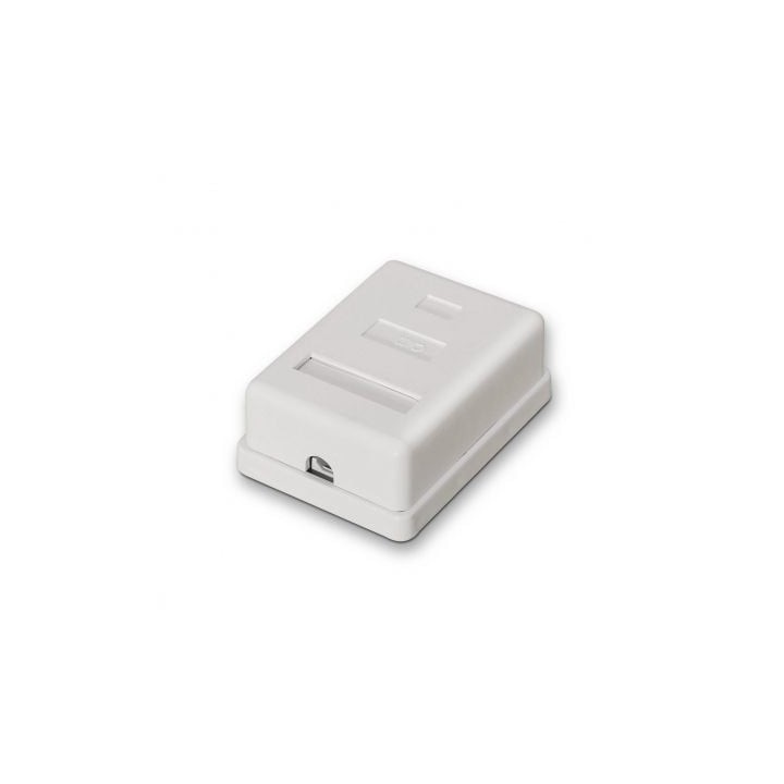 Roseta de superficie AISENS A139-0303 Cat.6 FTP 1 toma RJ45 blanca
