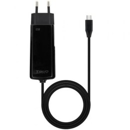 Cargador Portátil TooQ TQLC-USBCGAN65PD-C GaN 65W USB-C 1.8m Negro