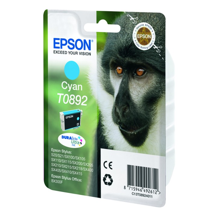 Tinta Epson T0892 Cian 3.5ml (C13T08924011)