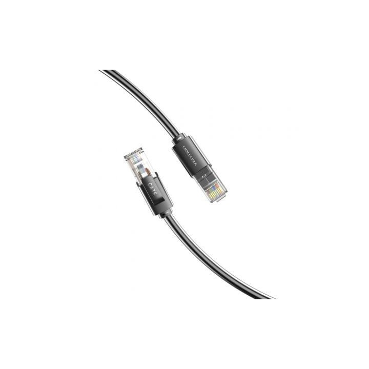 Cable de red Vention IBRBJ Cat.6A 5m Negro RJ45 UTP Ethernet 1000Mbps