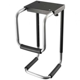 Soporte Bajo Mesa AISENS MPC08-337 Plata-Negro Ajustable 30kg para CPU/PC
