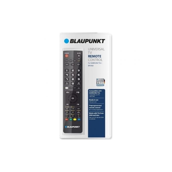 Mando Universal BLAUPUNKT BP3002 para TV Samsung Control sin programación inmediato