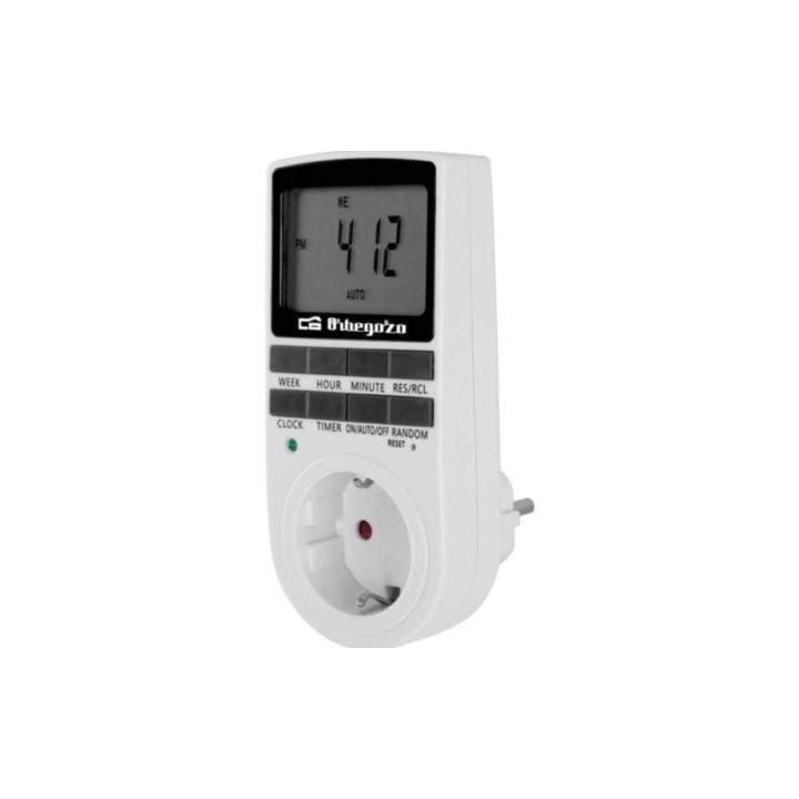 Programador Orbegozo PG 25 digital 24h 16 programas Anti-theft 3680W LCD