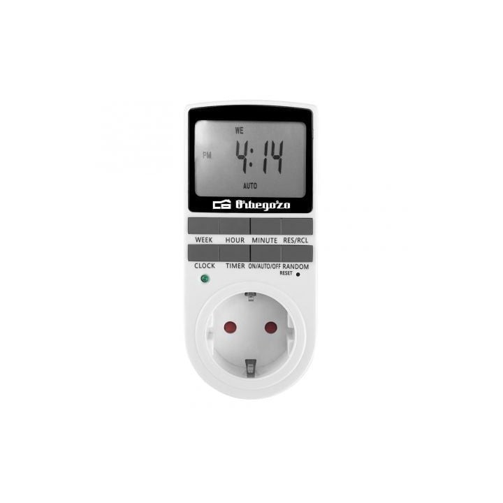 Programador Orbegozo PG 25 digital 24h 16 programas Anti-theft 3680W LCD