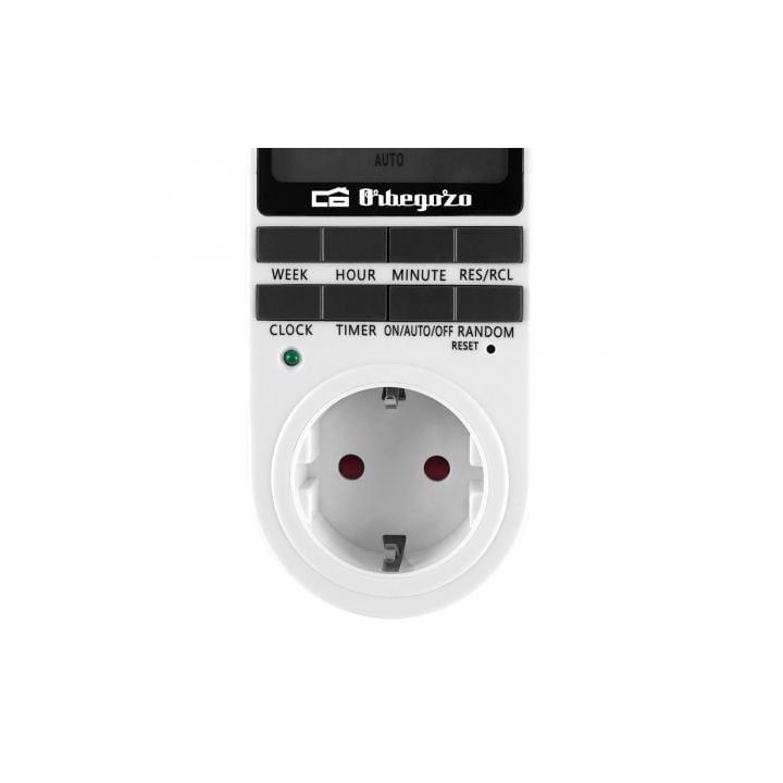 Programador Orbegozo PG 25 digital 24h 16 programas Anti-theft 3680W LCD