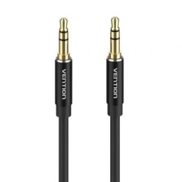 Cable estéreo Vention BAXBF 1m Jack 3.5mm macho chapado en oro, aluminio negro