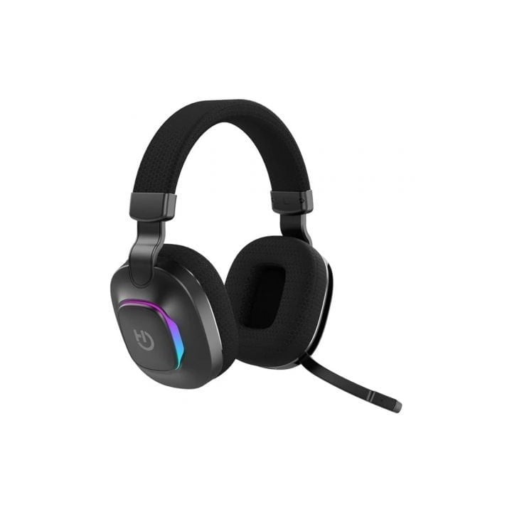 Auriculares HIDITEC inalámbricos Bluetooth 5.4 y jack 3.5mm con micrófono y ARGB