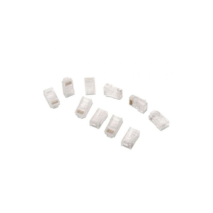 Conector RJ45 AISENS A138-0290 Transparente Cat5e UTP 8 contactos (10 Uds)