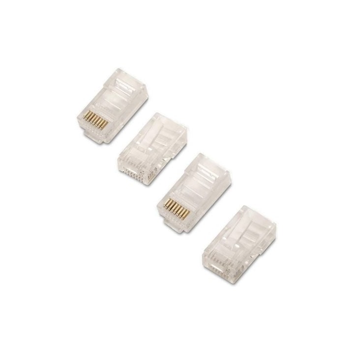 Conector RJ45 AISENS A138-0290 Transparente Cat5e UTP 8 contactos (10 Uds)