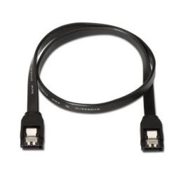 Cable SATA AISENS A130-0157 0.5m 6Gbps Negro con anclaje y RoHS