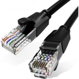 Cable de red Vention IBEBK Cat.6 8m UTP negro chapado en oro 1000 Mbps